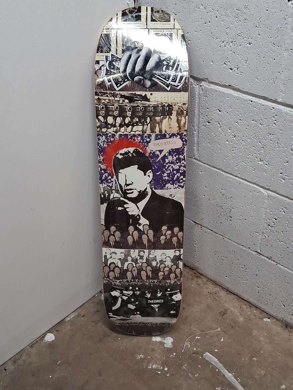 NWT Theories Of Felons Skateboard Deck (Purple)